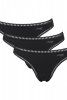 SLOGGI FIGI SLOGGI GO CRUSH STRING 3PACK CZARNE